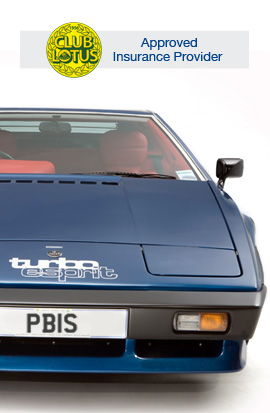 Classic car insurance for old Lotus Turbo Esprit
