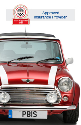 The classic Mini Cooper Register car club