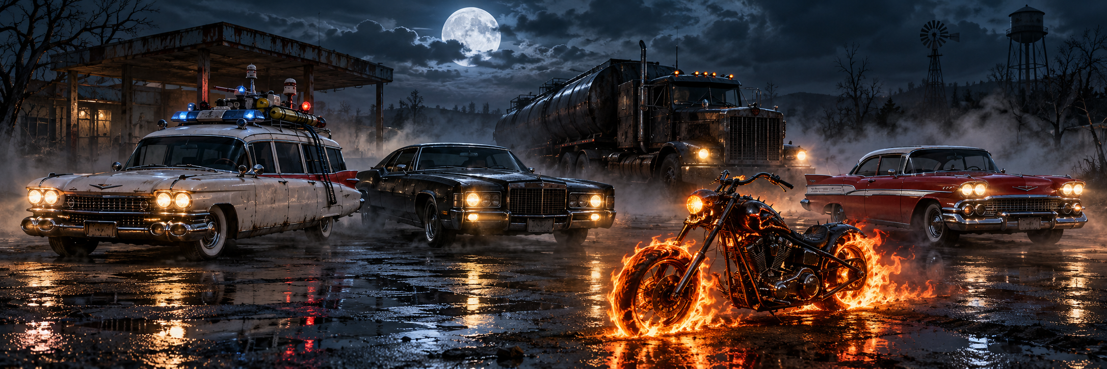 Five Spooky Movie Vehicles and the Classics Behind Them